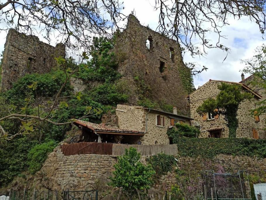 Gite Le Rocher Du Chateau De Retourtour Lamastre Exteriér fotografie
